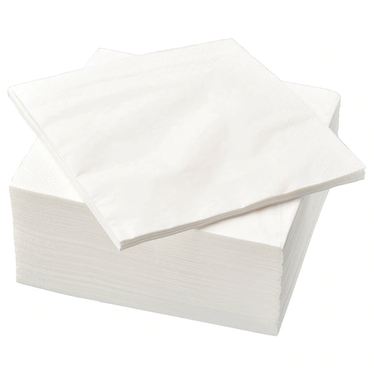 FANTASTISK Serviettes en papier, blanc40x40 cm /  / 100 pièces